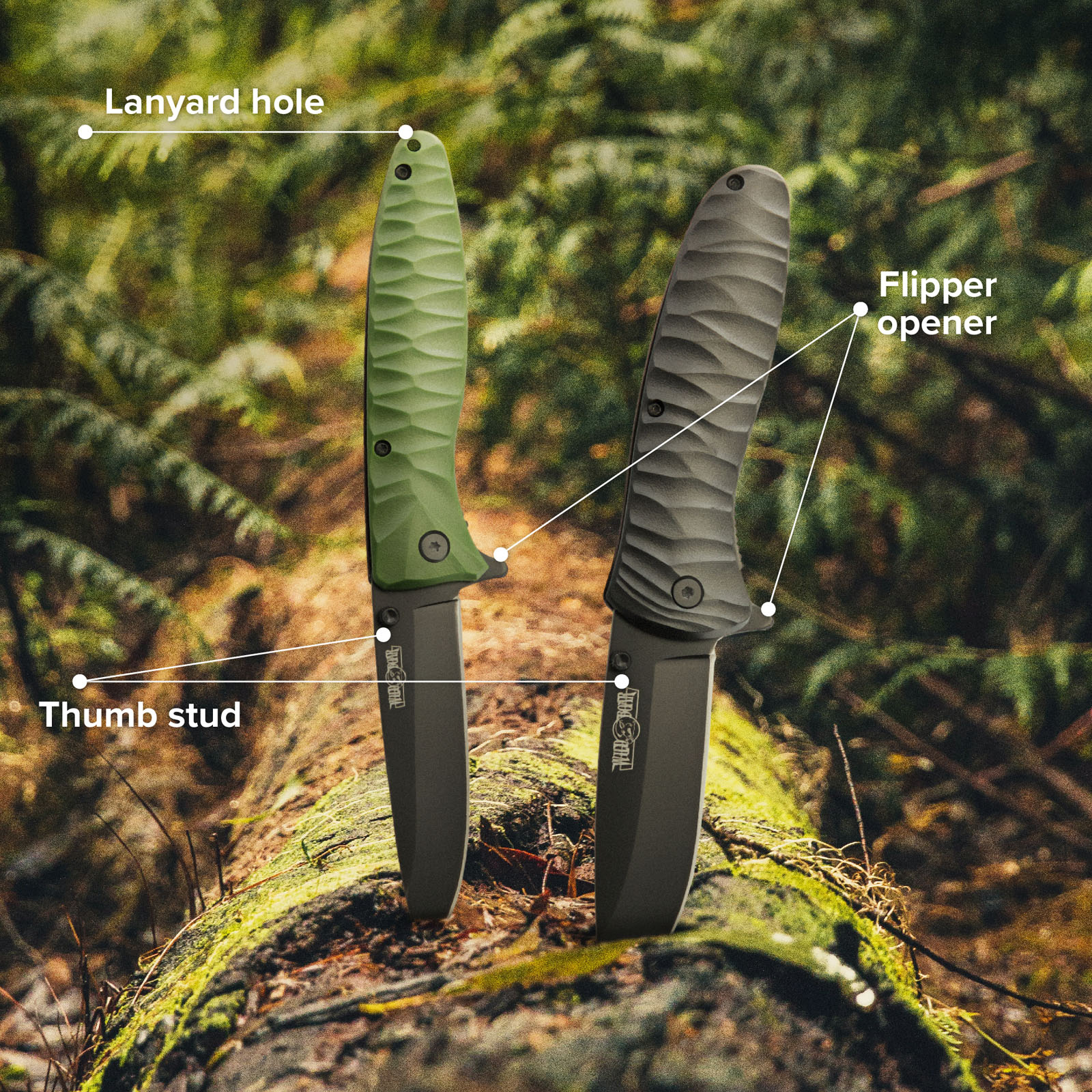 Wild Boar Stead Fast 2-teiliges Messerset