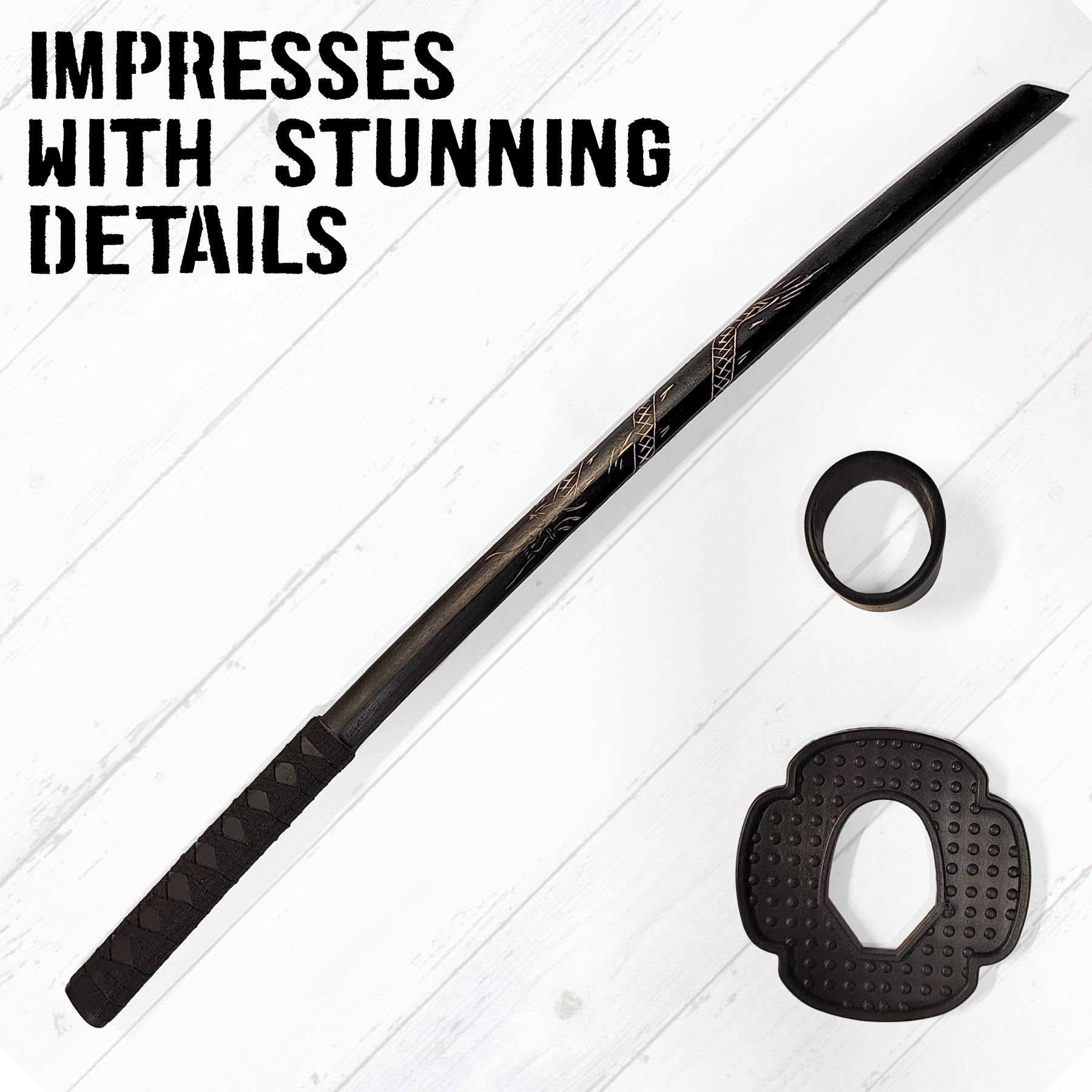 Bokken mit Drachenmuster