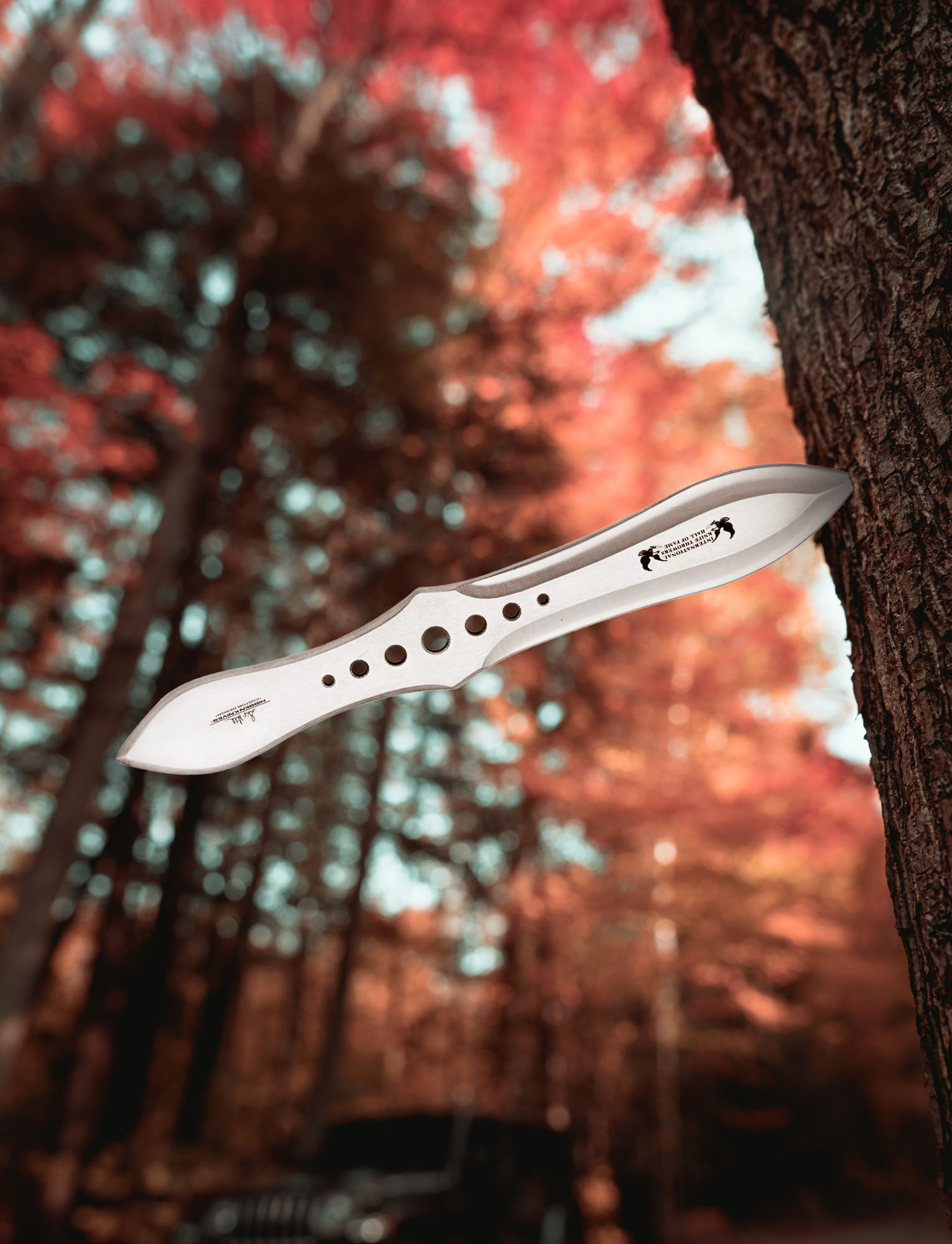Hibben Competition Thrower Triple Set mit Zielscheibe