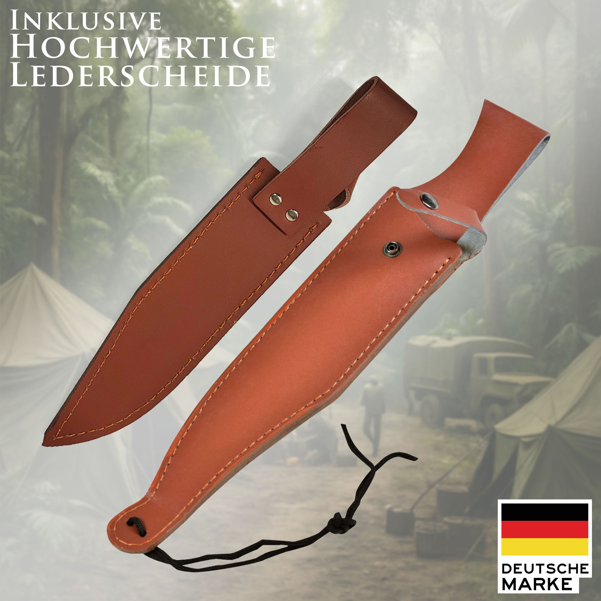 Rambo Messer Set – First Blood II & Rambo III | Legendäres Film-Messer-Bundle mit Lederscheiden