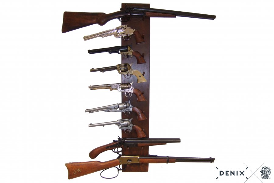 Wanddisplay für 18 Pistolen/Colts