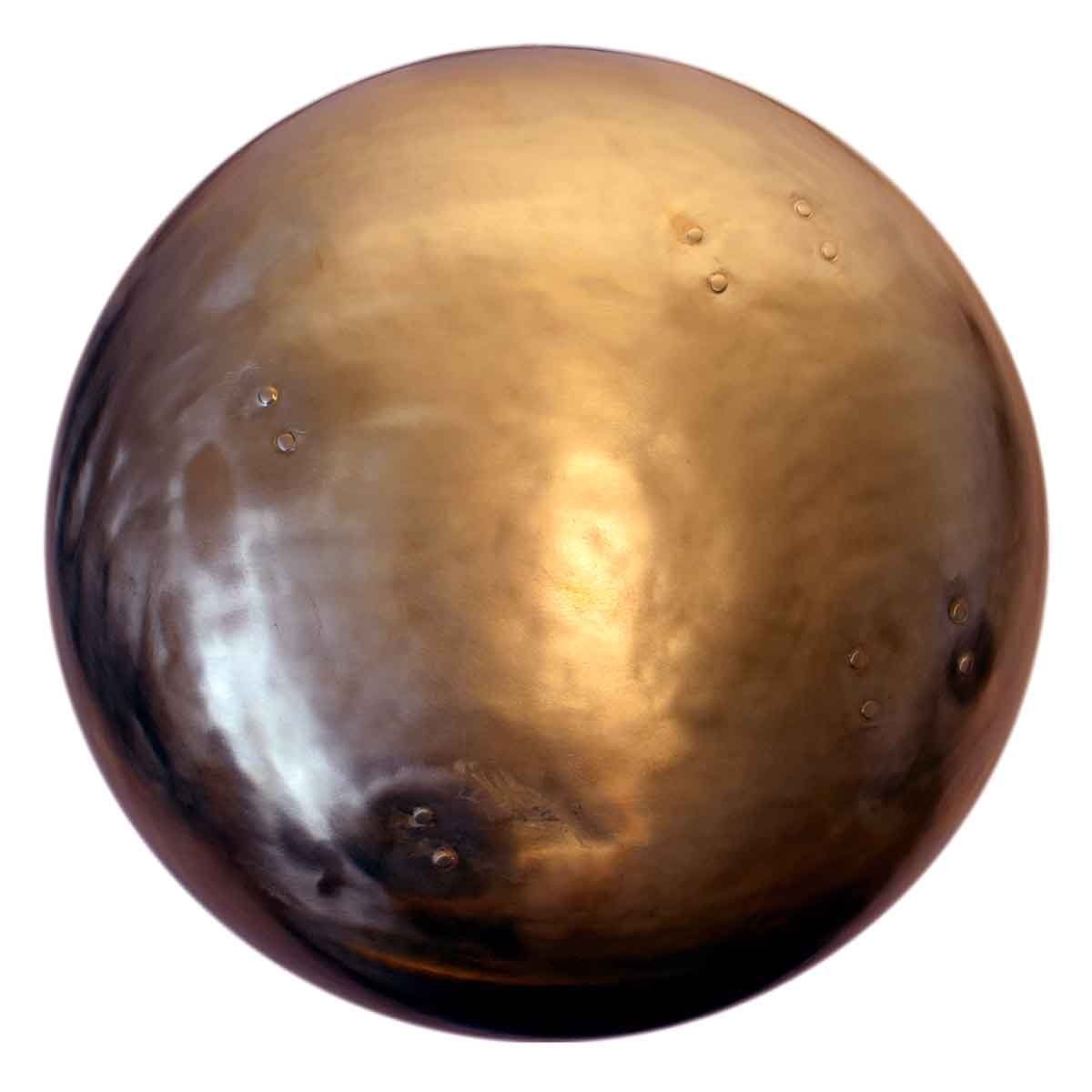 Hoplomachus Schild, Messing