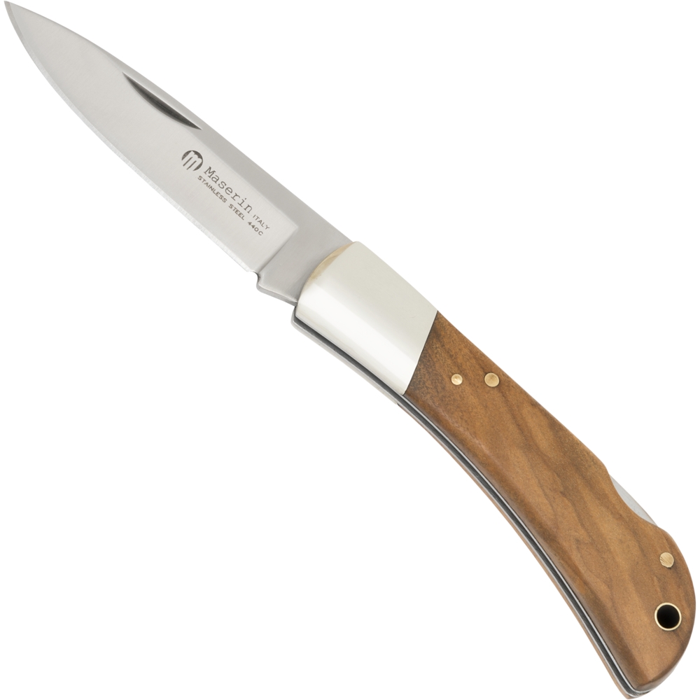 Taschenmesser mit Olivenholzgriff