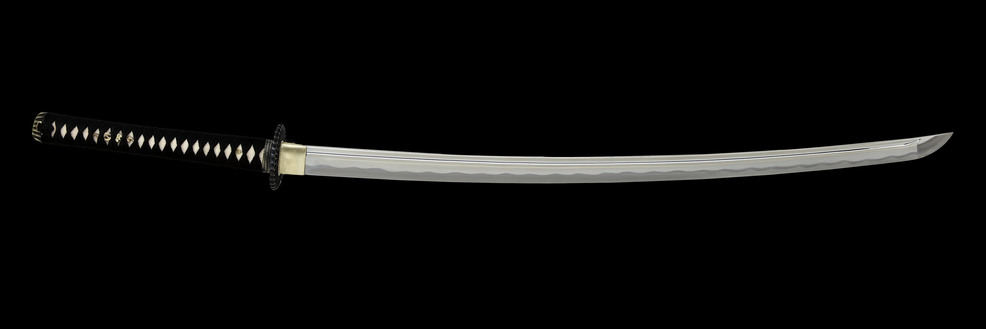 Daimyo Tamahagane O-Katana Hi 82 cm Silver Wheel