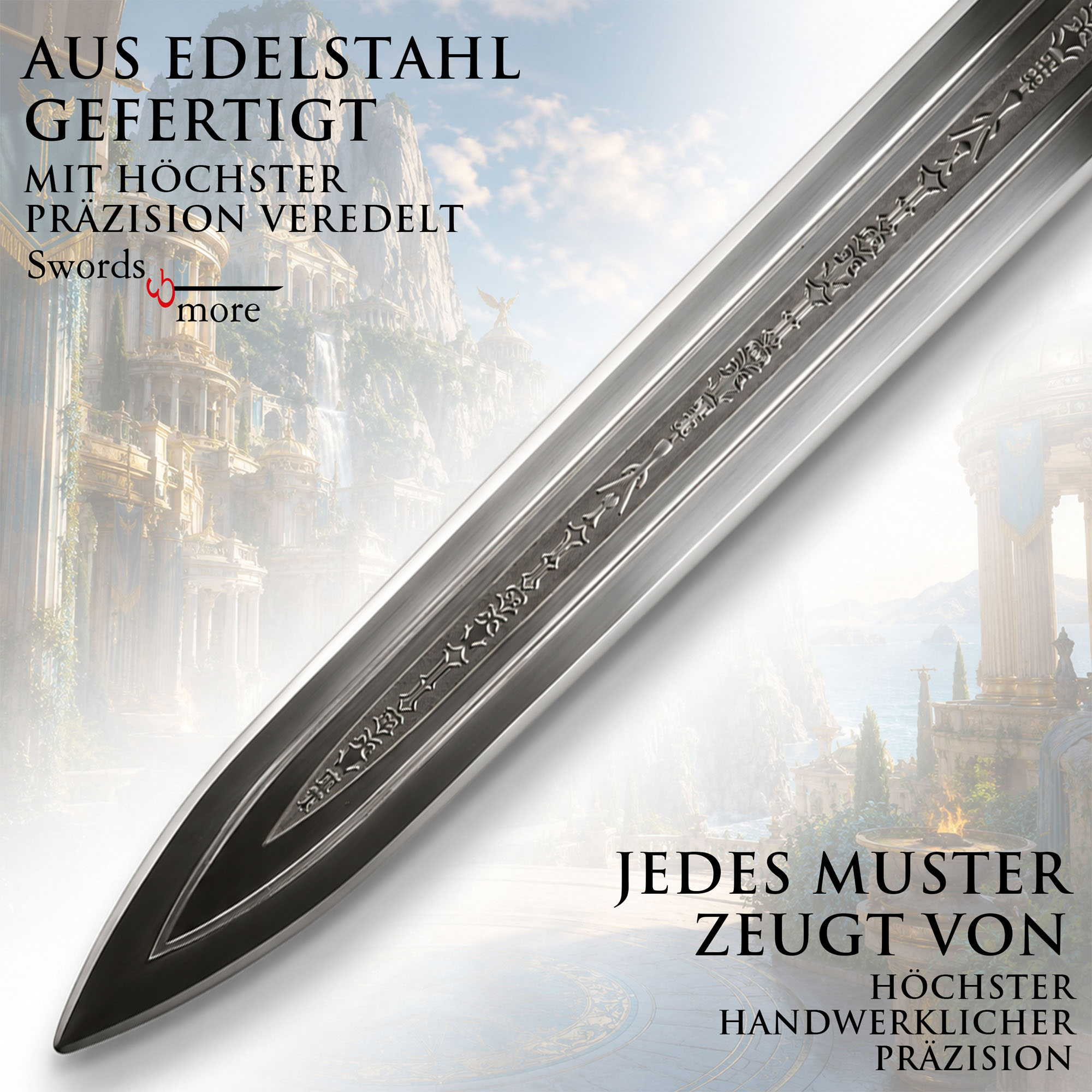 Wonder Woman God Killer Schwert: Amazonen Replik aus Edelstahl mit Scheide