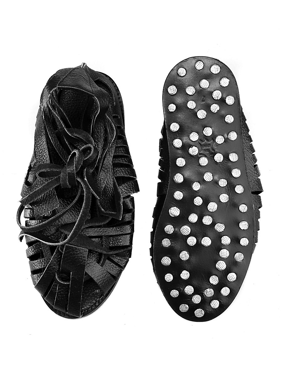Römersandalen - Marius (Schwarz), Größe 42