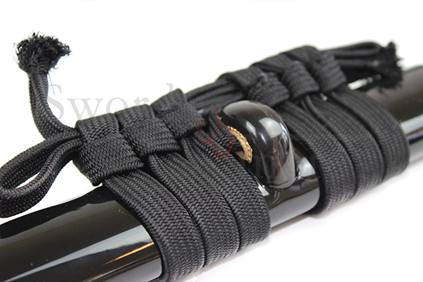 Wave Wakizashi (No Bo-hi) Runde Tsuba