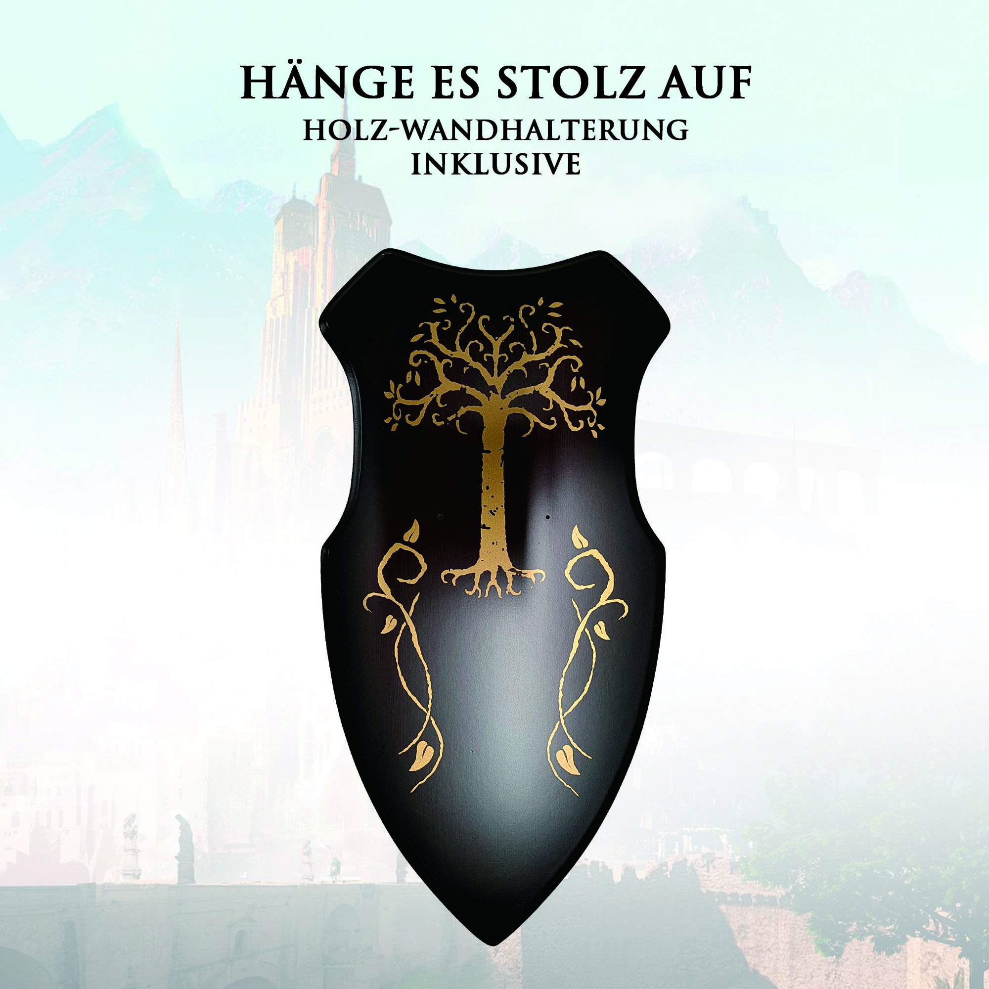 Tempelritter Schwert 118cm | Massives Vollstahl Kreuzritter Schwert (2,1 kg) | Mittelalter Deko Waffe mit Wandhalterung | Knights Templar Replik