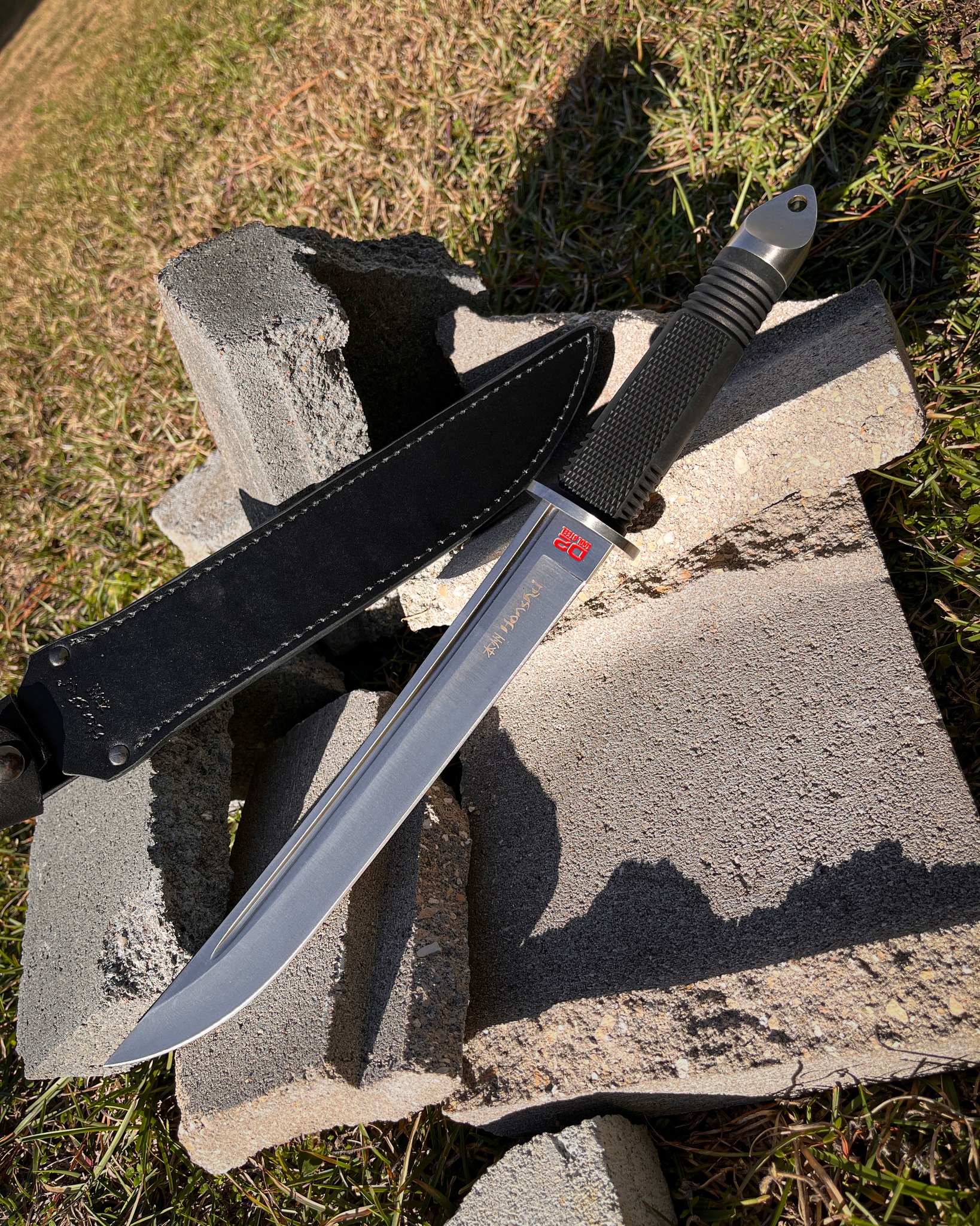 Honshu D2 Tantomesser mit Scheide - D2 Werkzeugstahlklinge