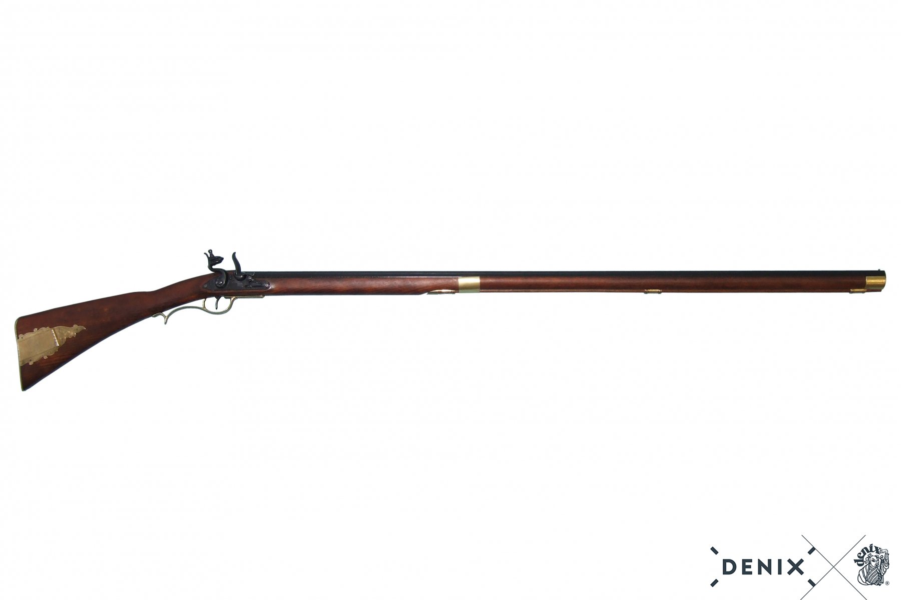 Kentucky-Gewehr, Steinschloss 19. Jahrhundert