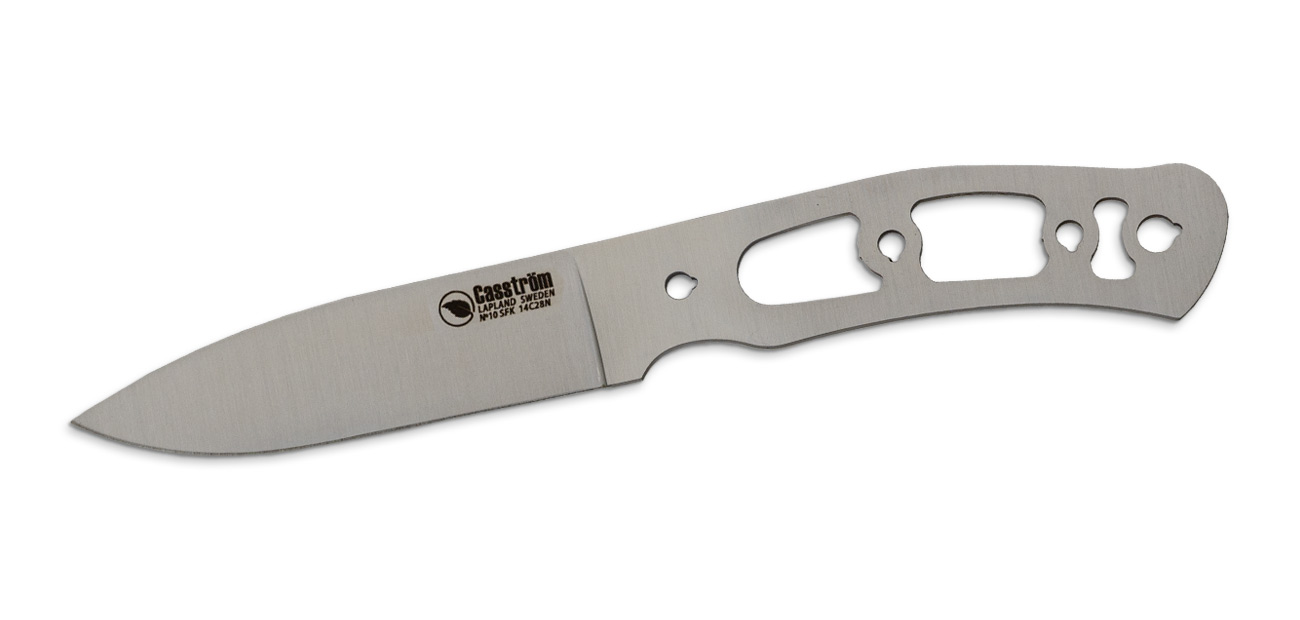 No.10 SFK - Stainless/Flat - Klingenrohling