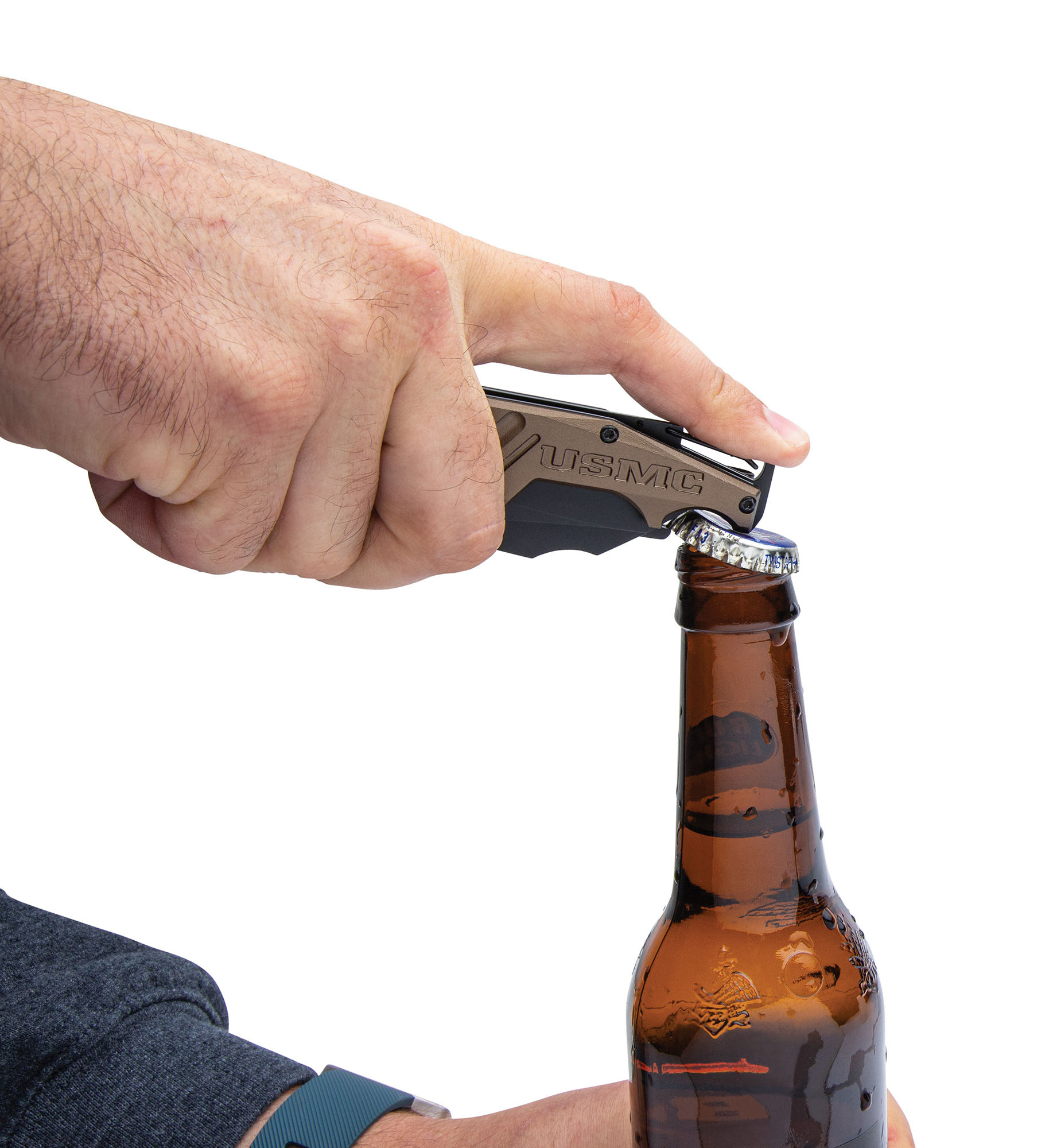 USMC Brewski Taschenmesser mit Flaschenöffner