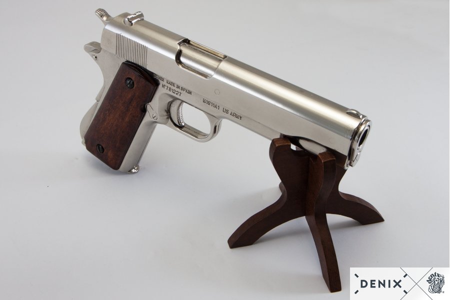 45er US-Colt Government, Holzgriff, M1911A1