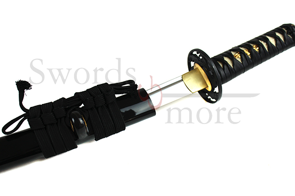 Wave Wakizashi (No Bo-hi) Quadratische Tsuba