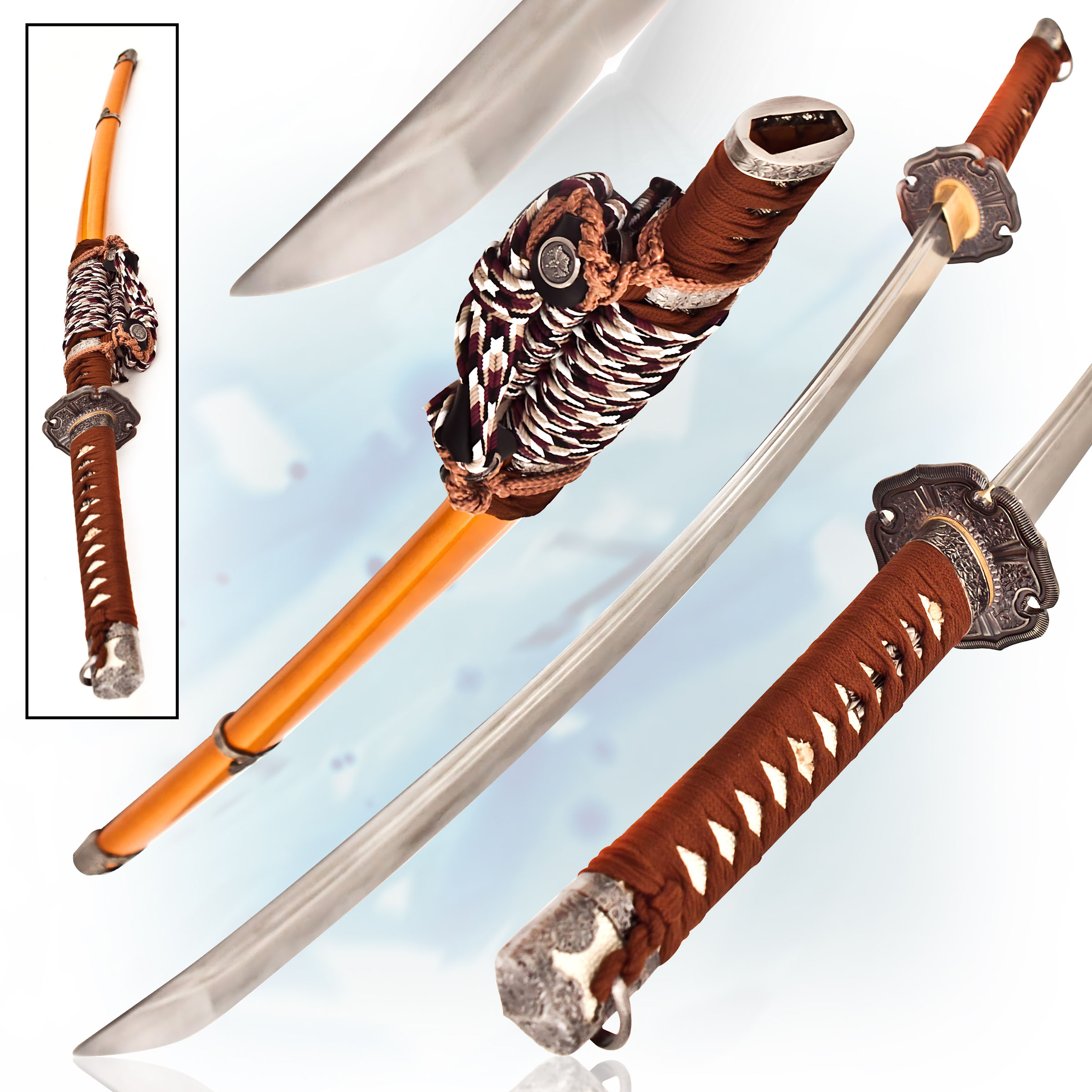 Geschmiedetes braunes Tachi