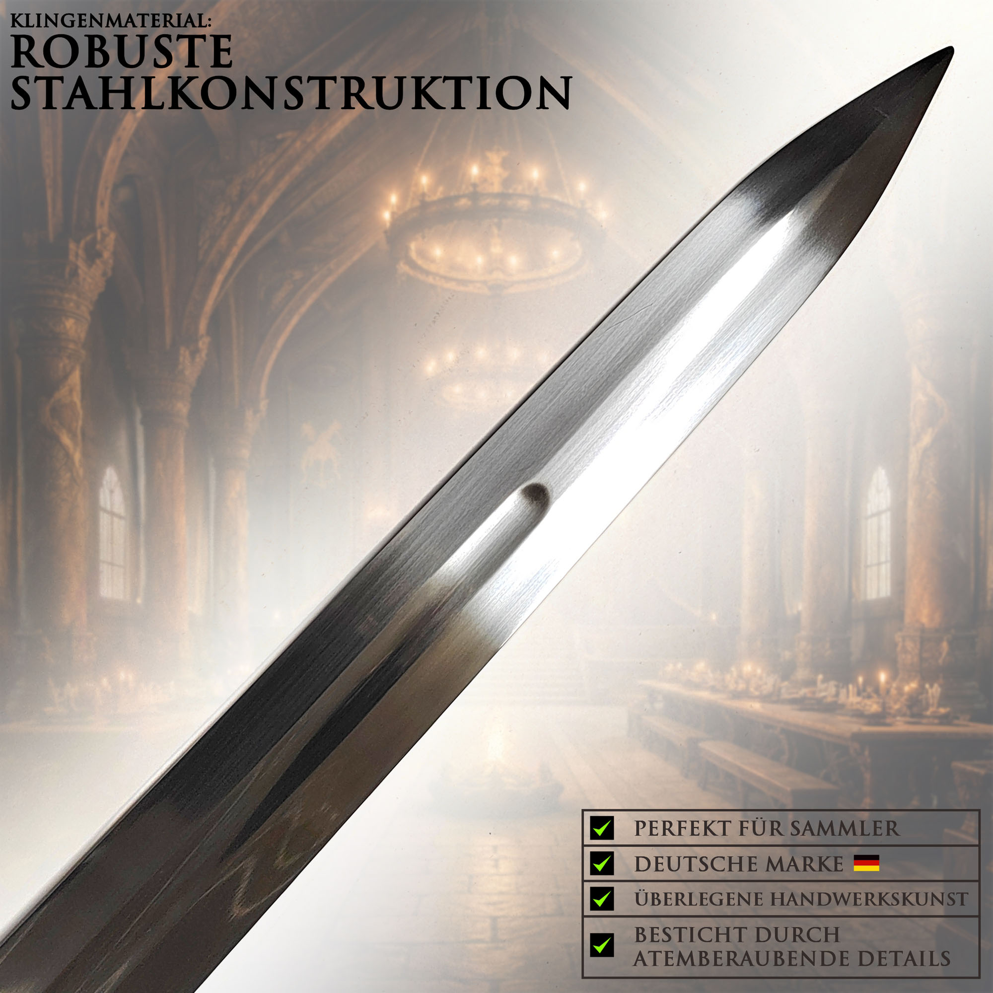 Herr der Ringe Théodreds Schwert Replik 96 cm – Rohan Schwert aus The Two Towers mit Wandhalterung – Lord of the Rings Sammlerschwert mit Stahlklinge