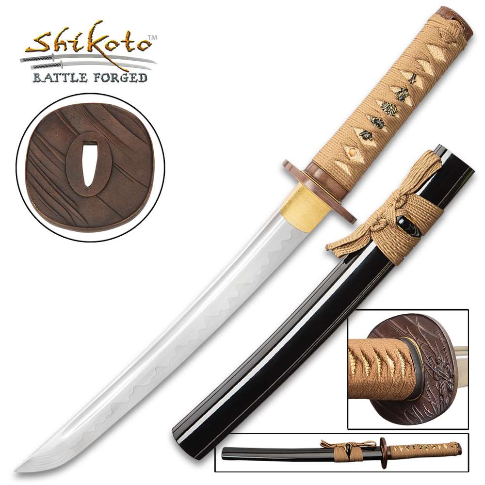 Shikoto Hidden Samurai Tanto mit Scheide