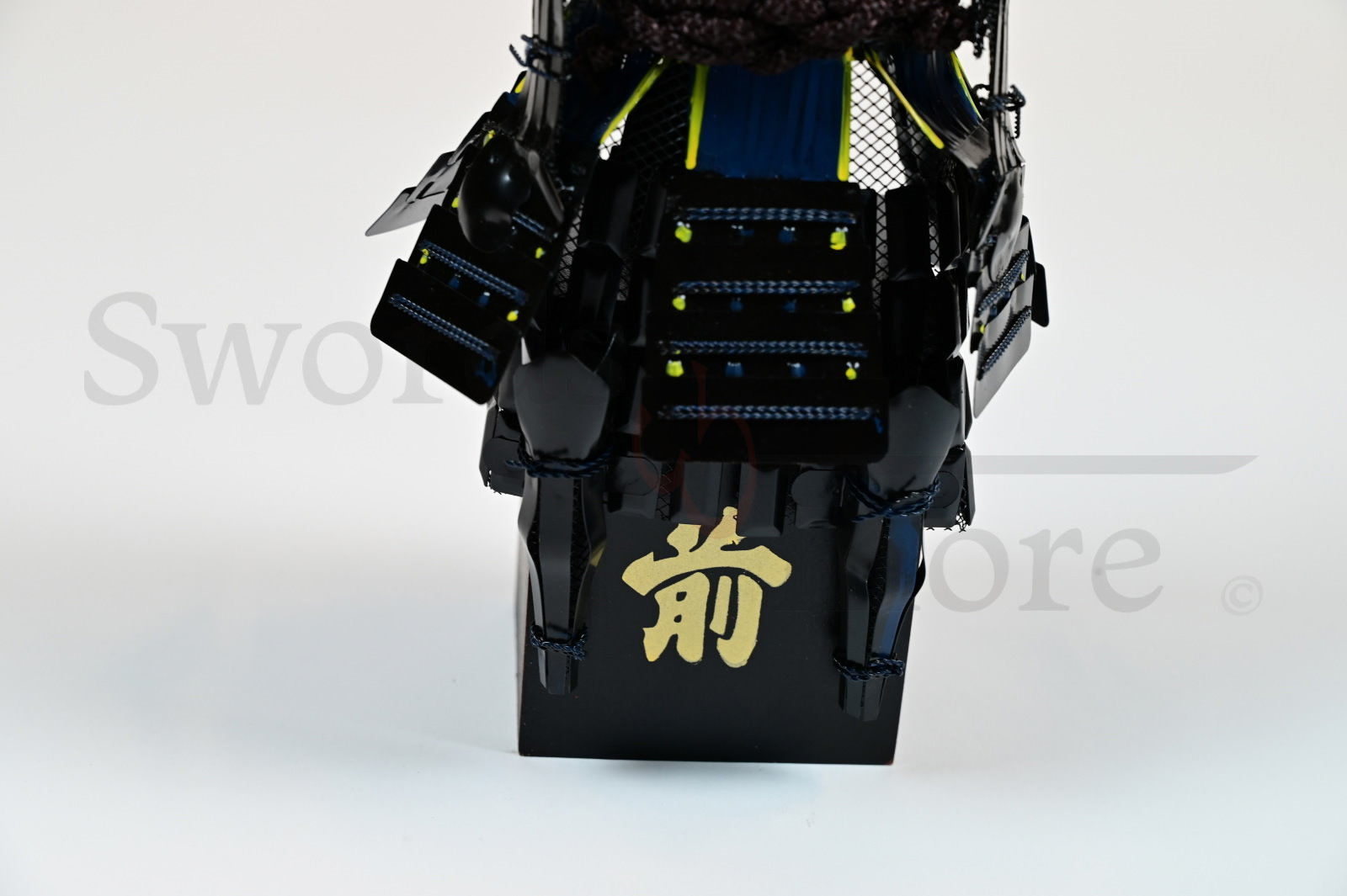 Japanische Samurai Rüstung Miniatur, Schwarz