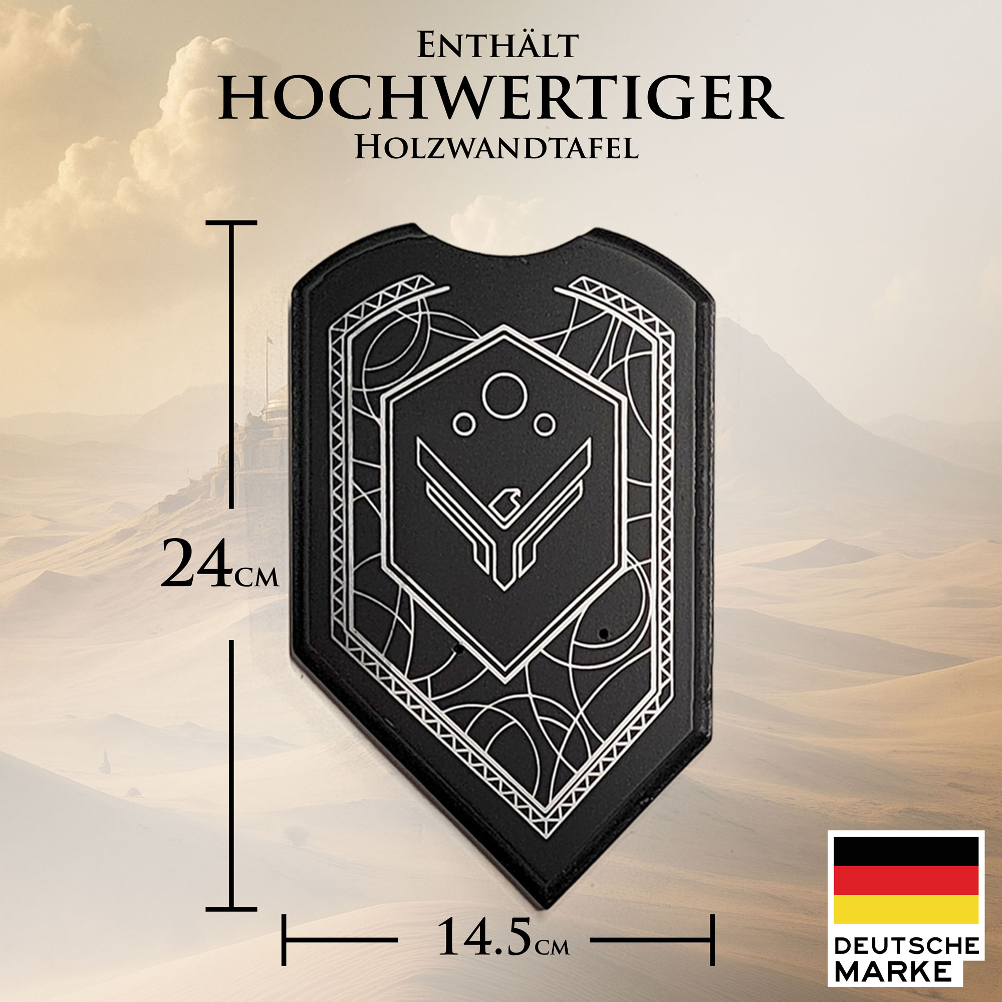 Dune - Duncan Idaho Atreides Schwert mit Wandtafel