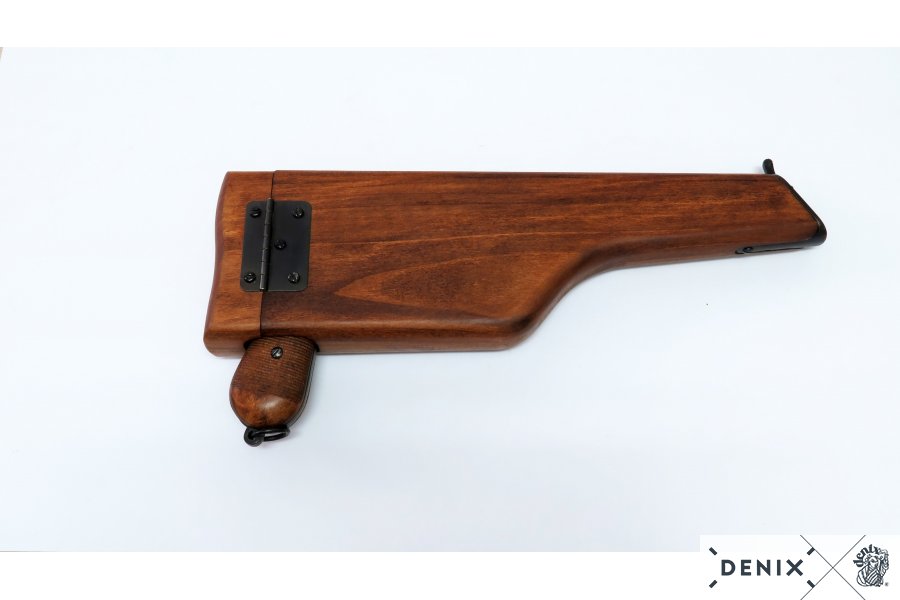 Mauserpistole C96 mit Gewehrschaft aus Holz, Deutschland 1896