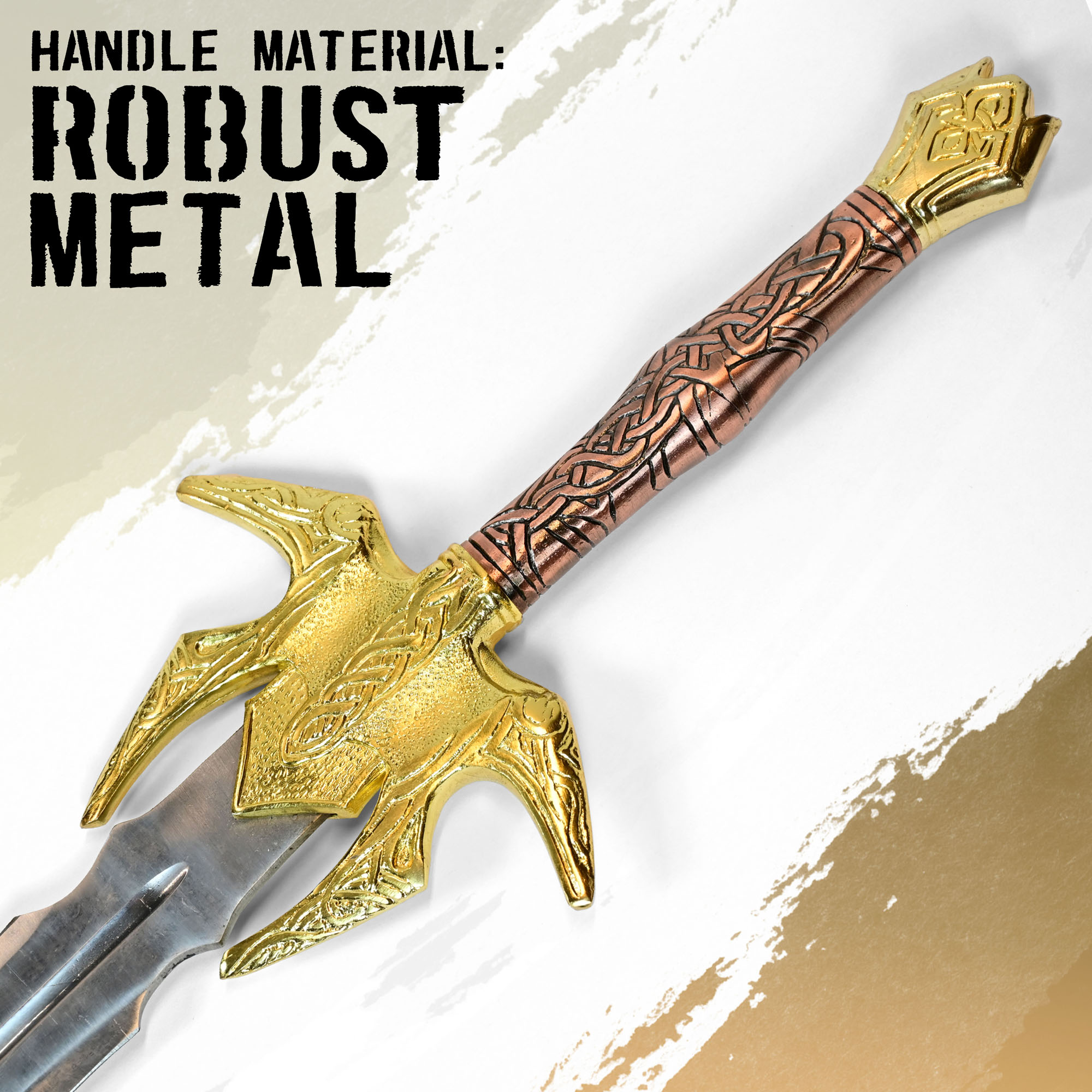 Thor Ragnarok – Heimdall – Hofund/Bifröst Schwert, Schert echt, Schwert aus Stahl, Film Schwert, 152 cm Länge, Deko Schwert für Sammler und als Geschenk