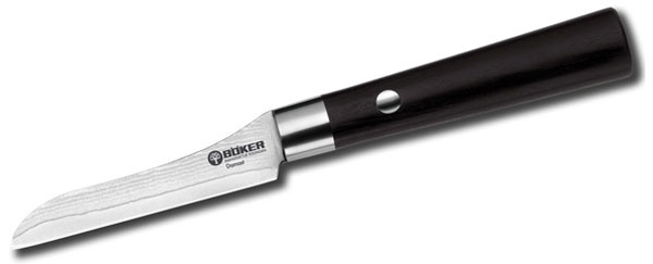 Böker Damast Schwarz Gemüsemesser