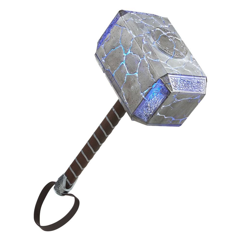 Thor: Love and Thunder Marvel Legends Mighy Thor Elektronischer Hammer Mjolnir 49 cm