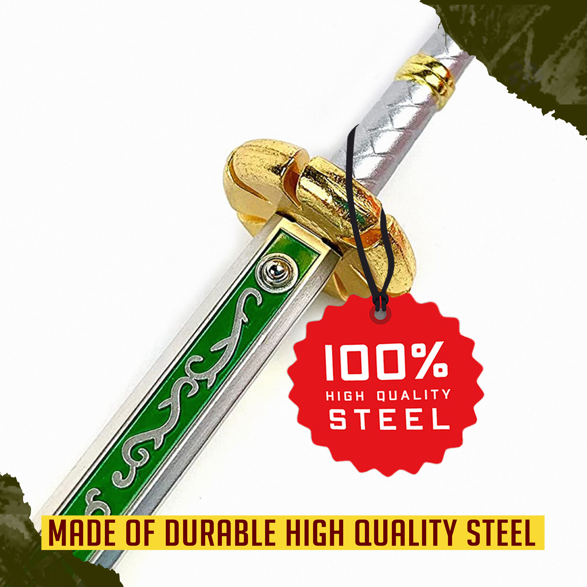 One Piece – Shichiseiken Samuraikatana, Brieföffner-Schwert mit Scheide und Ständer