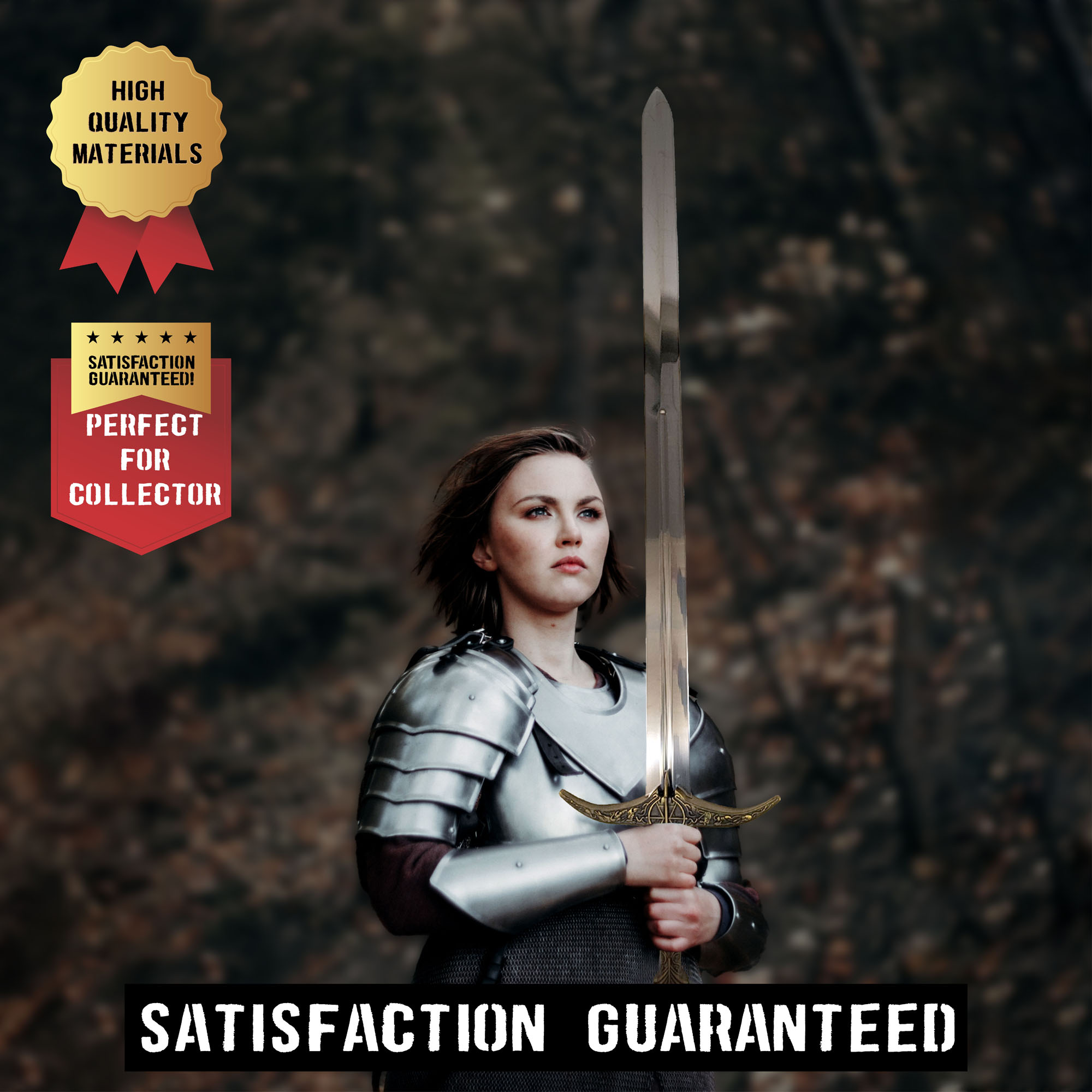 Game of Thrones - Heartsbane Schwert mit Wandtafel | Authentisches Stück aus der Welt von Westeros | Stahlschwert | Hochwertige Verarbeitung | Perfekt für Sammler und Fans von Game of Thrones