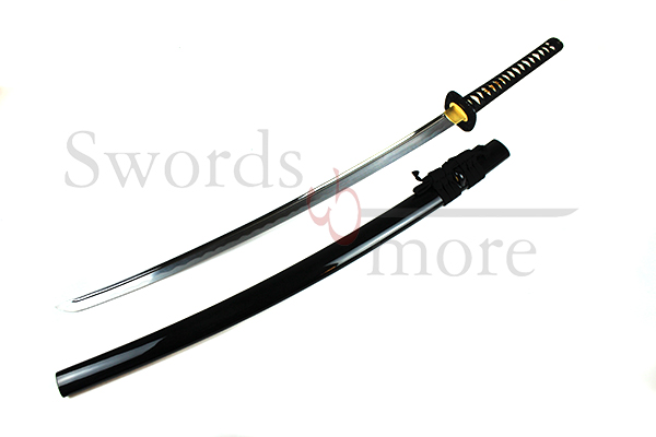 Wave Katana (Bo-hi) Quadratische Tsuba