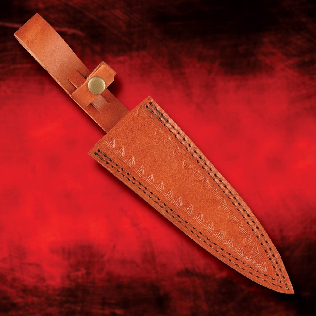 Damast Drachenzahndolch
