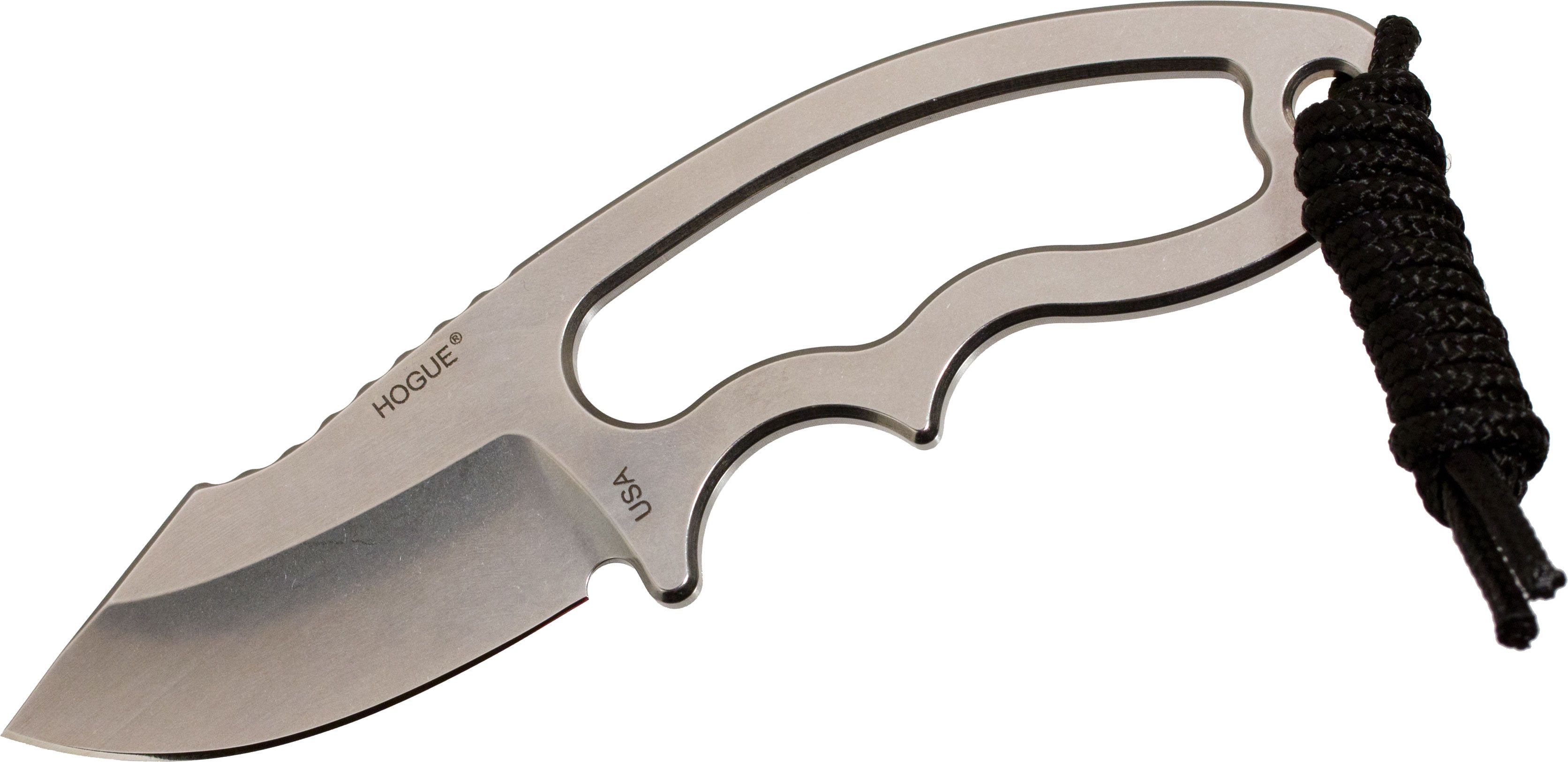 EX-F03 Clip Point Neck Knife, 154CM Stahlklinge, Luftfahrt-Polymerscheide