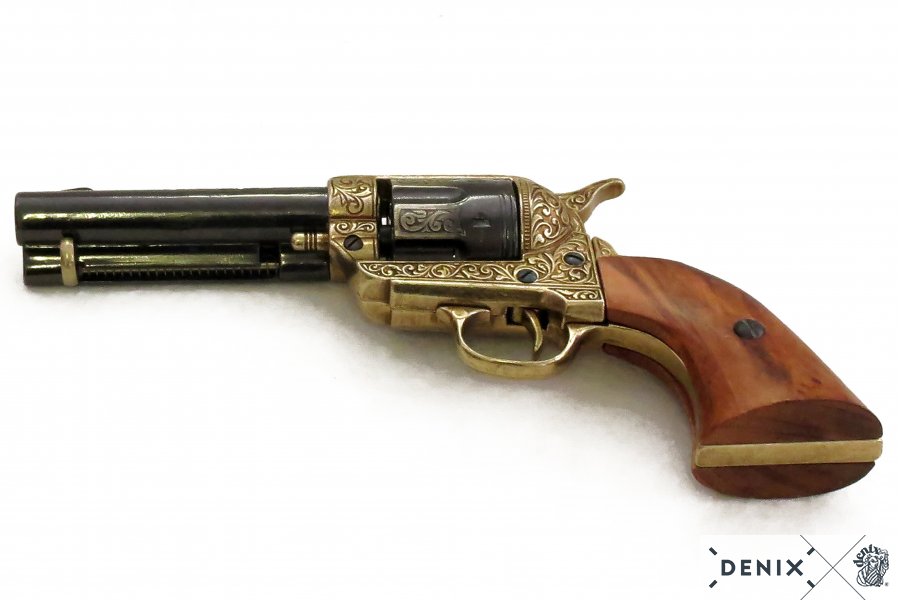 45er Peacemaker Colt, messingfarbe