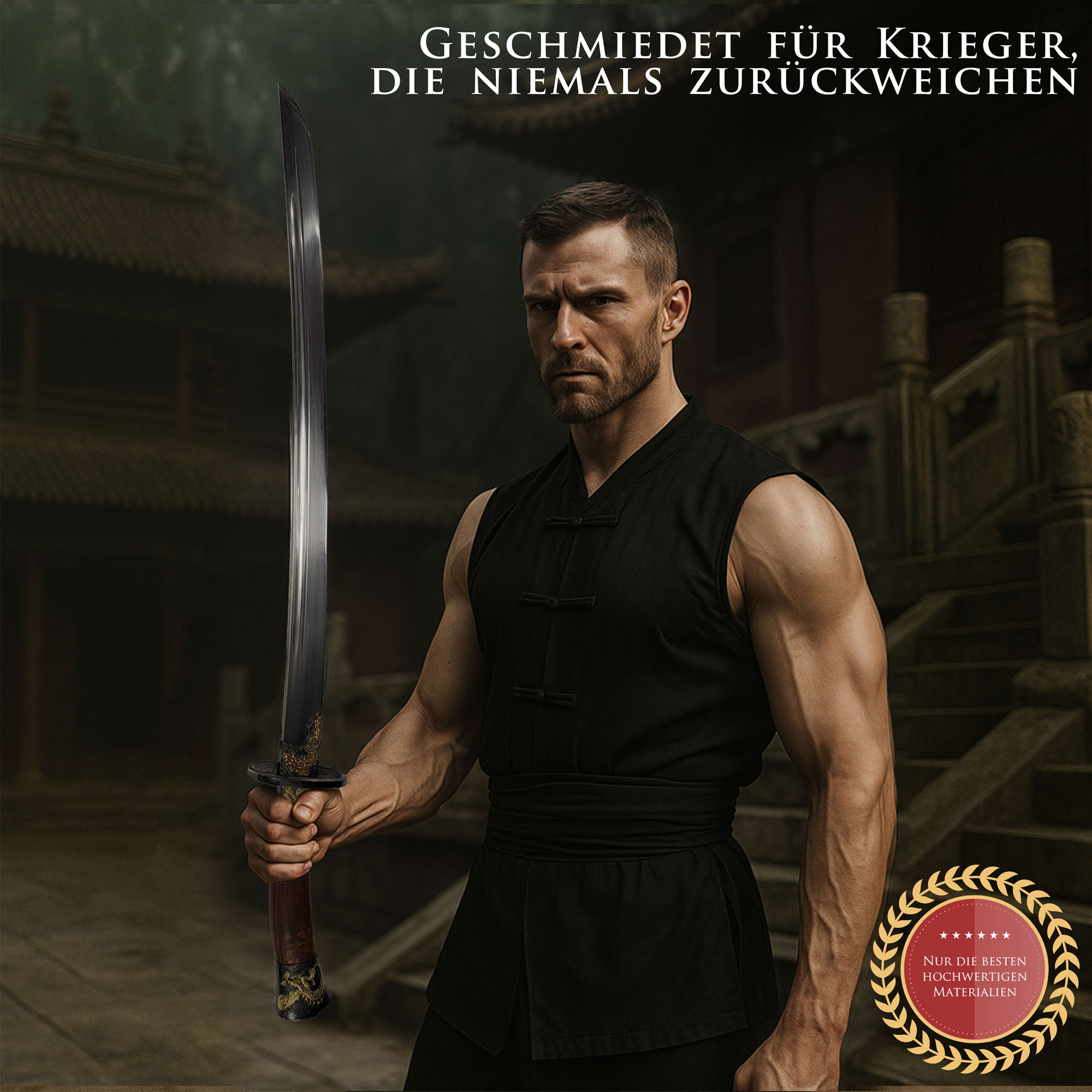 Handgeschmiedeter Kung Fu Säbel – Eleganz und Präzision für Kampfkünstler und Sammler