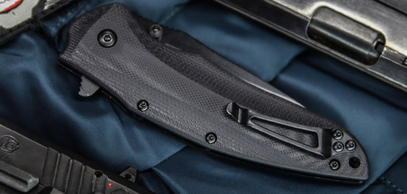Zedd EDC Flipper mit schwarzem Ti