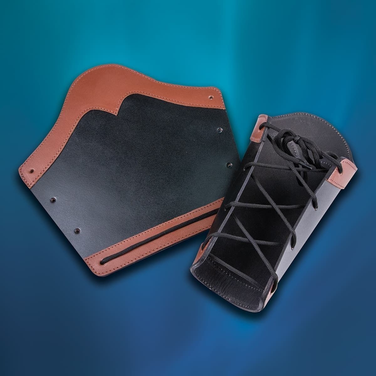 Armschutz Jäger – Leder, Braun