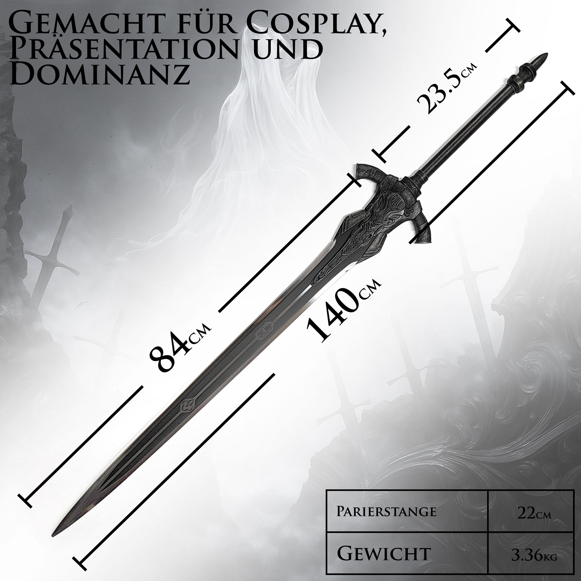 Dark Souls Großschwert von Artorias 140cm
