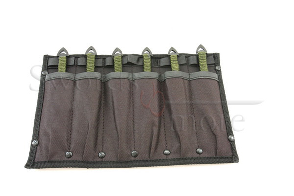 6er Wurfmesserset mit Halter