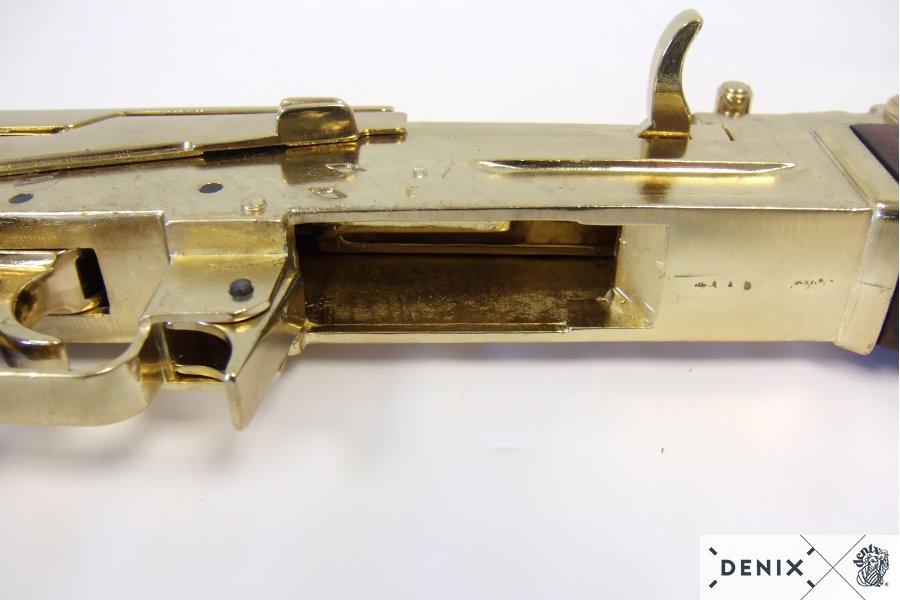 MG Kalaschnikow AK 47 von 1947 Russland, vergoldete Sadam-Ausführung