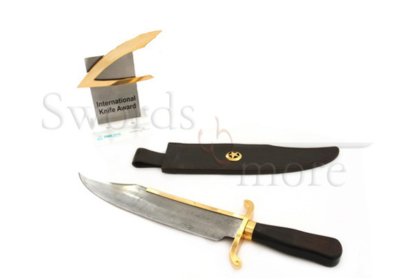 Gil Hibben Old West Bowie Damast Edition