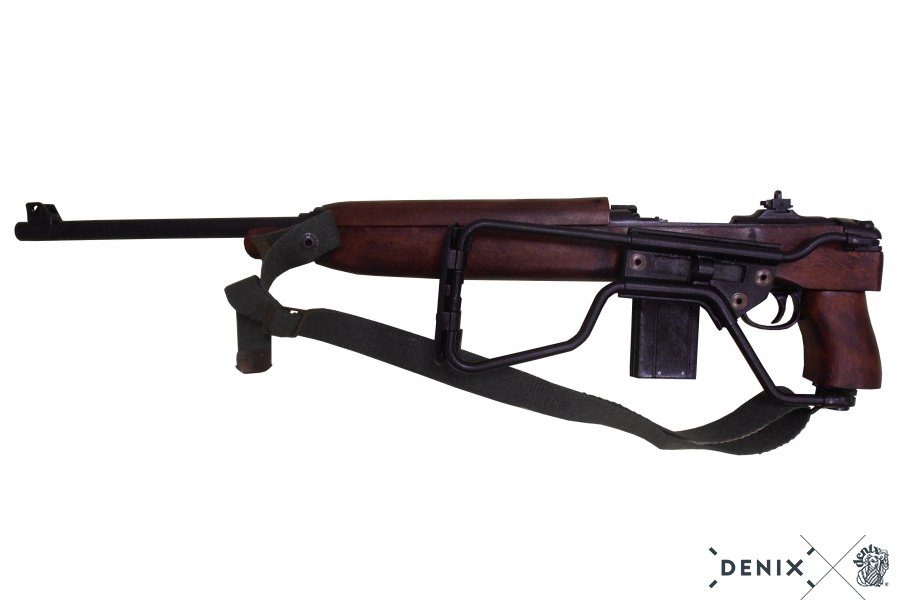 M1 A1 Karabiner, Kal. 30, USA 41, Fallschirmjäger, Kolben klappbar, Gurt, v. Winchester, 2.WK