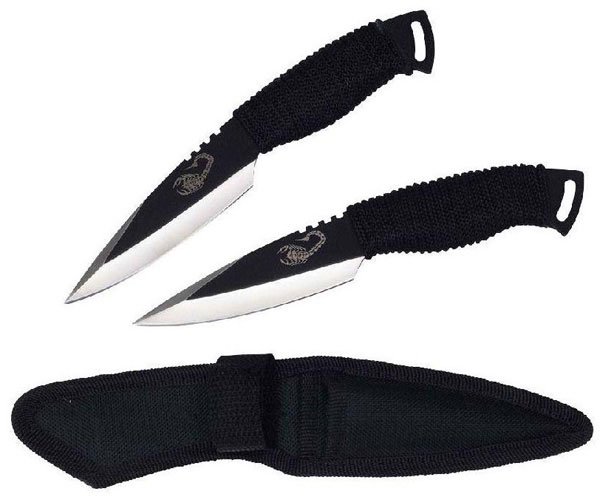 Wurfmesserset Skorpion 2-teilig