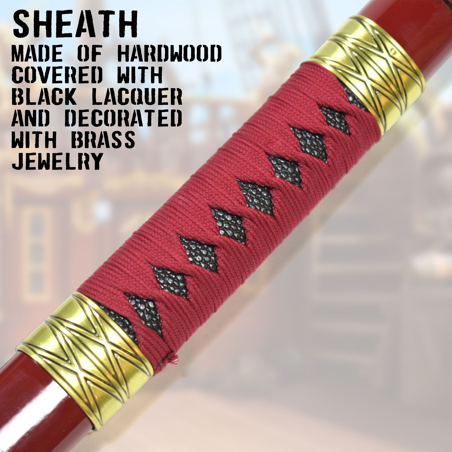 One Piece Roronoa Zoro Katana - handgeschmiedet&gefaltet, Set