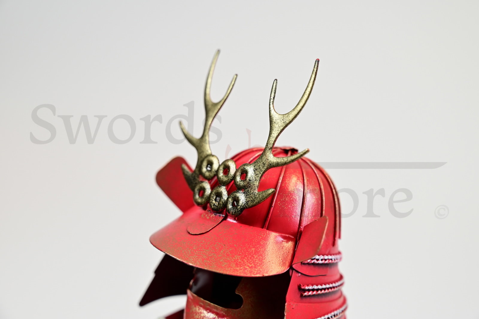 Japanische Samurai Rüstung Miniatur, Rot