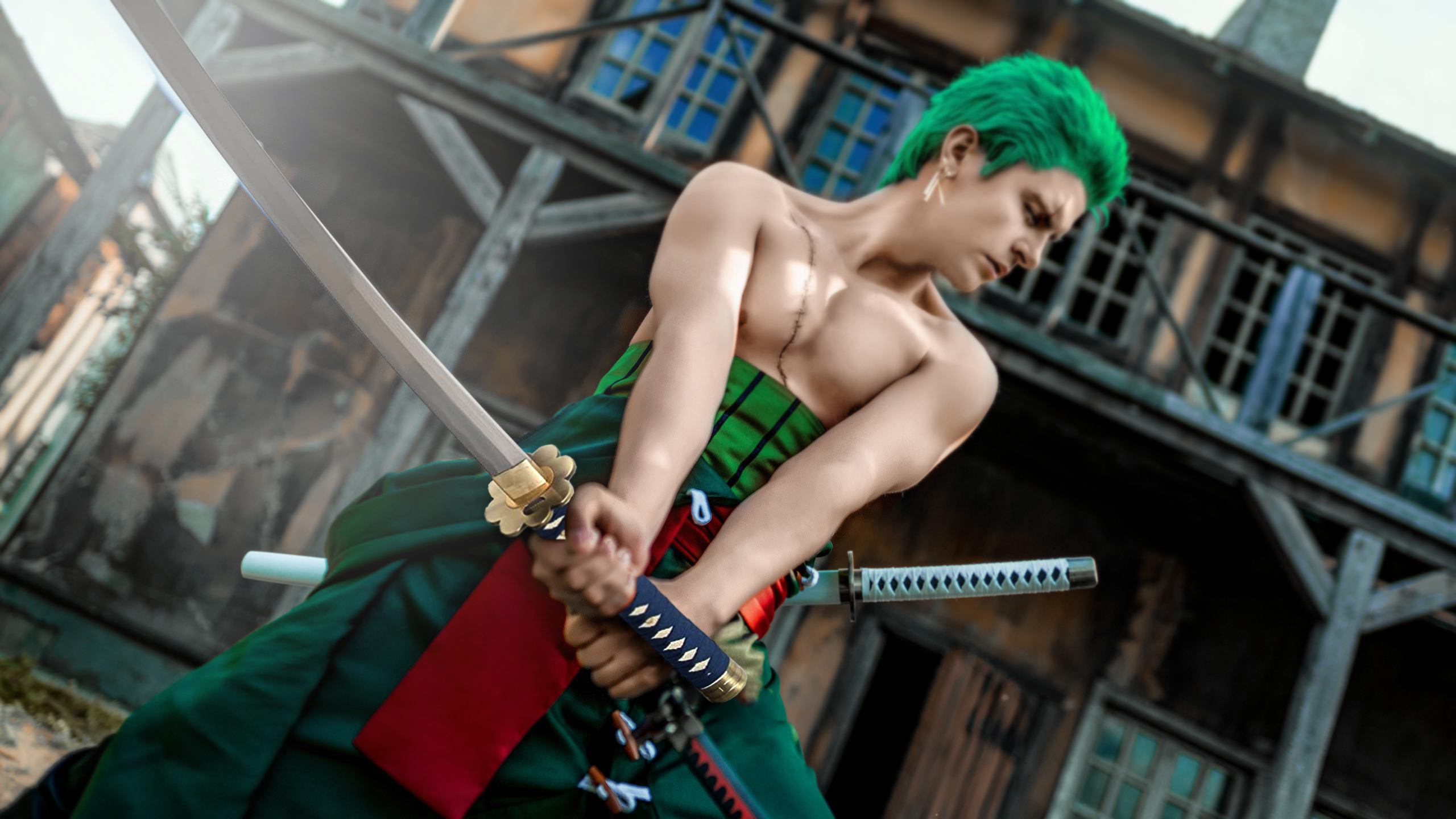 One Piece - Roronoa Zoro Katana - gefaltet - set