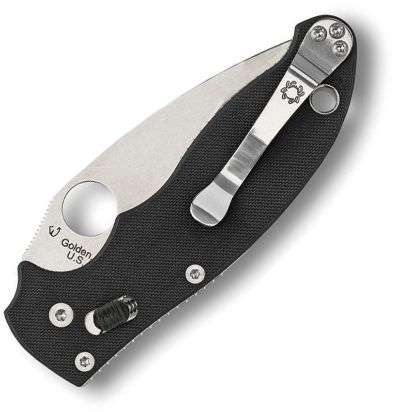 Manix 2, schwarzer G-10 Griff, CPM S30V Stahl, glatte Schneide