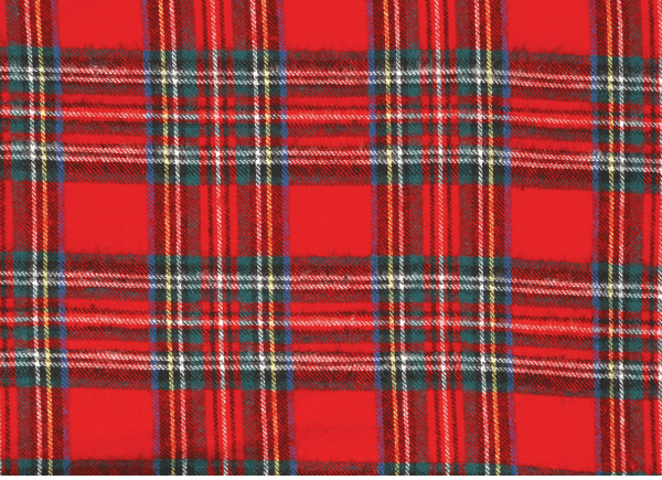 Schottischer Wollkilt für Herren, Rot, Größe XL