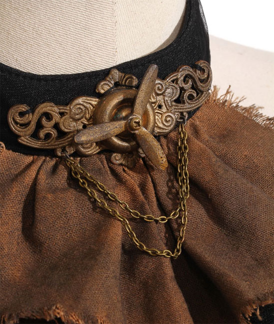 Jabot schwarz