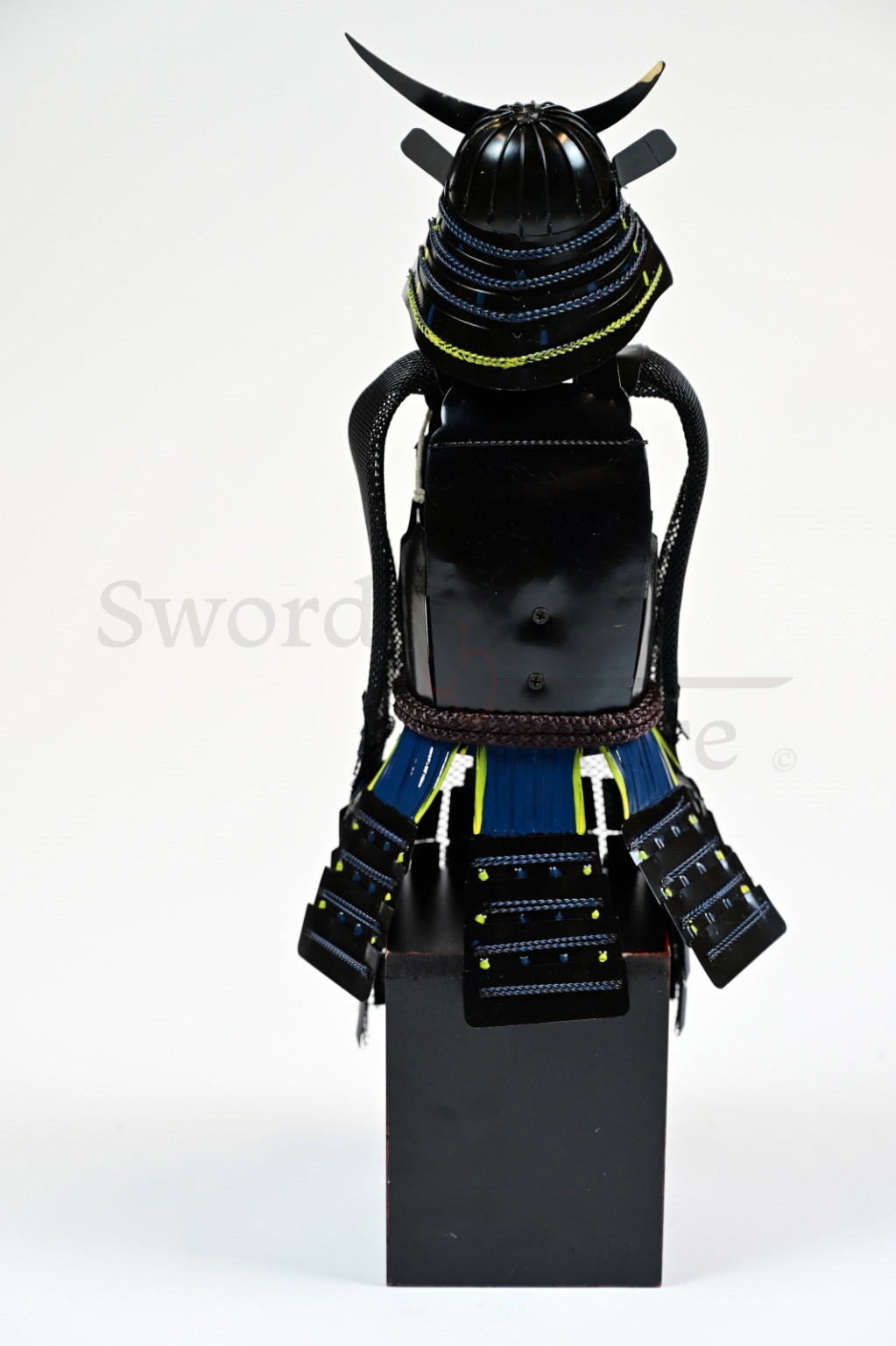 Japanische Samurai Rüstung Miniatur, Schwarz