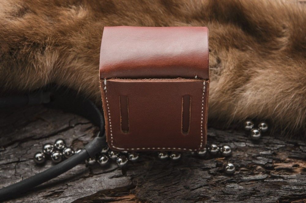 Bushcraft-Tasche aus Leder